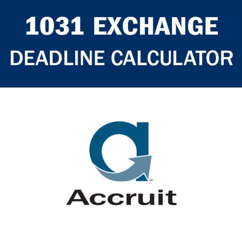 1031 exchange deadline calculator