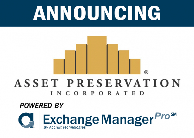 Asset Preservation Inc Implements Exchange Manager Pro by Accruit Technologies