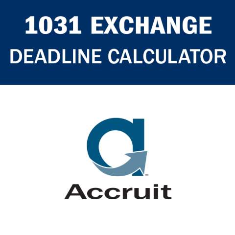 1031 exchange deadline calculator
