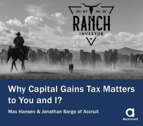 Ranch Investor Podcast featuring Accruit's Max Hansen and Jonathan Barge to discuss 1031 exchanges