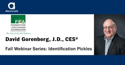 FEA Fall Webinar Series Identification Pickles with David Gorenberg