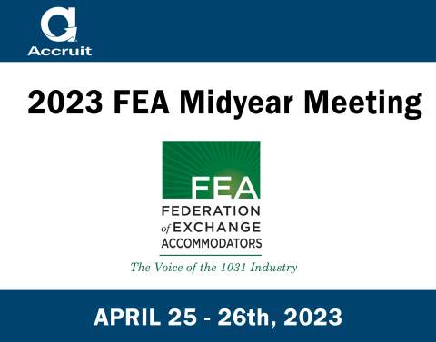 Accruit will be attending the FEA Midyear Meeting