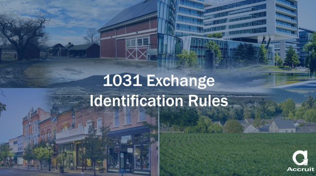 1031 Exchange Replacement Property Identification Rules