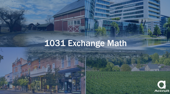 Accruit 1031 University 1031 Exchange Education Video 1031 Exchange Math