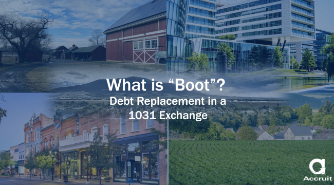 Debt Replacement to avoid boot in a 1031 exchange