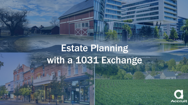 1031 Exchange education video on Estate Planning with 1031 Exchanges