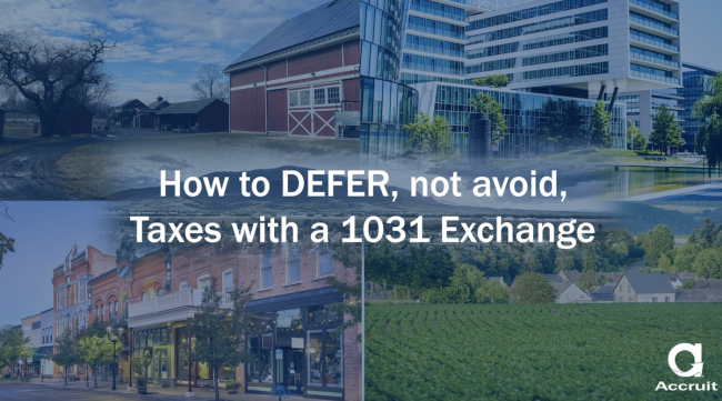 Indefinite Tax Deferral with a 1031 Exchange