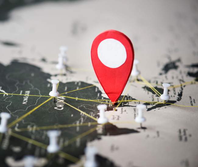 Pin map local vs national qualified intermediary
